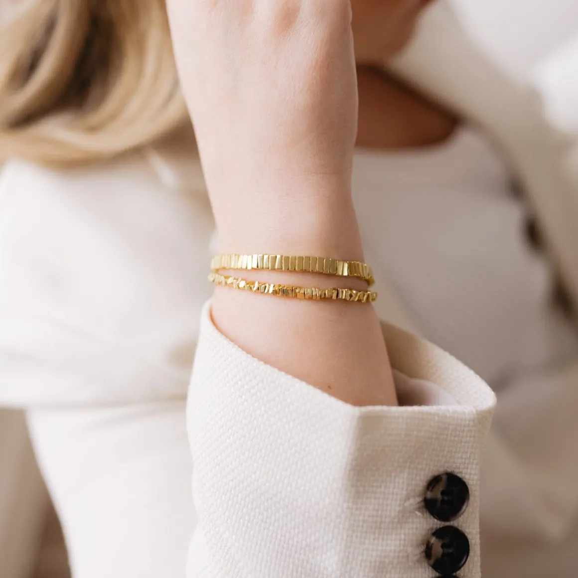 CGSI OSBORNE STRETCH BRACELET - GOLD