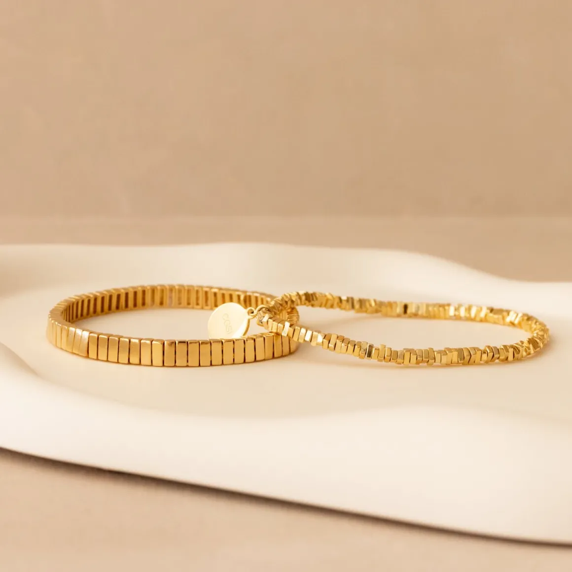 CGSI OSBORNE STRETCH BRACELET - GOLD