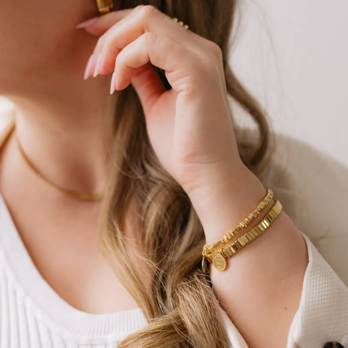 CGSI OSBORNE STRETCH BRACELET - GOLD