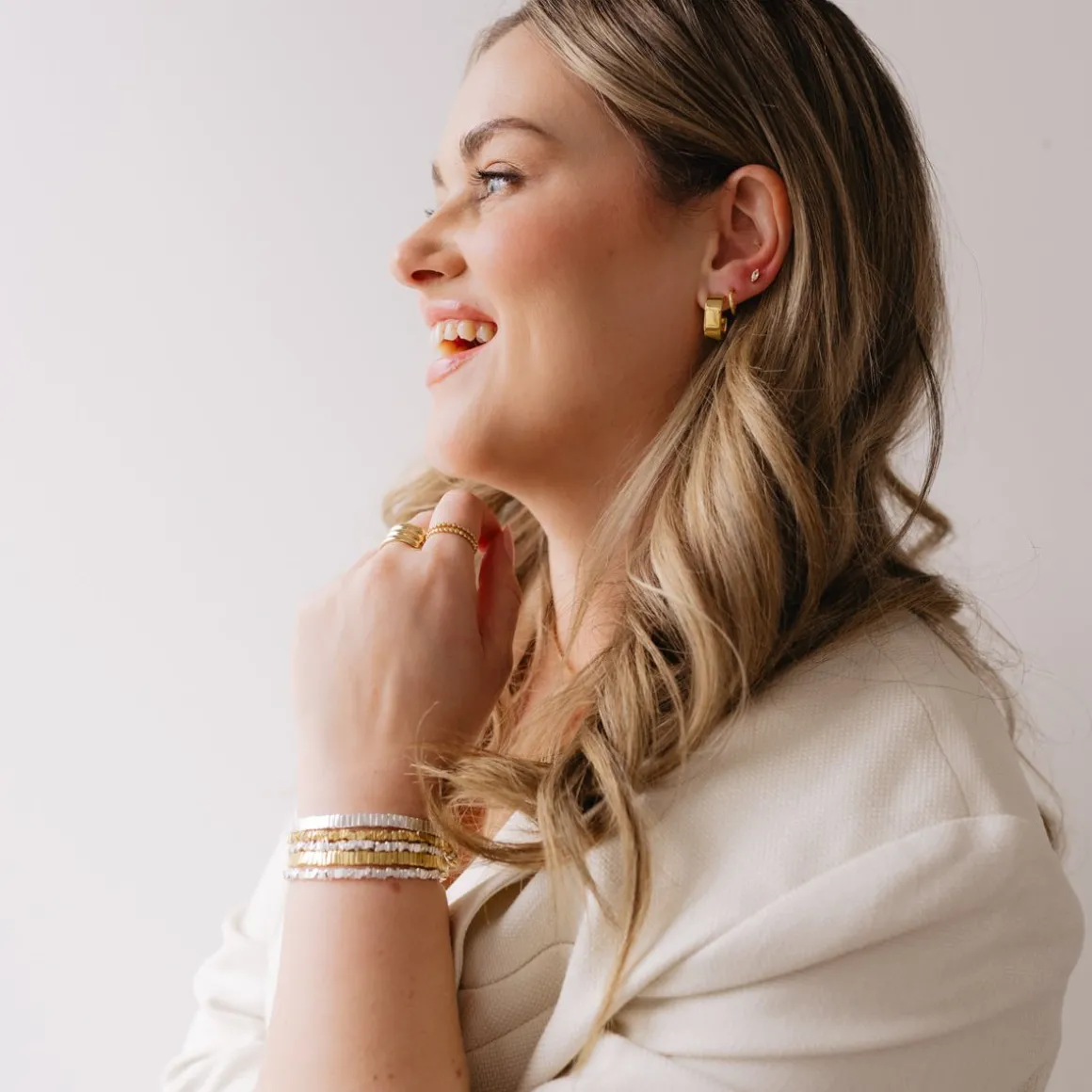 CGSI OSBORNE STRETCH BRACELET - GOLD