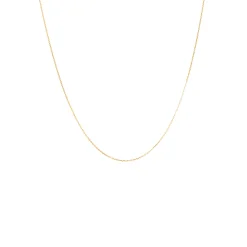 CHARMING 16-20" DIAMOND CUT NECKLACE - GOLD