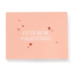 CUTE BUM GREETING CARD