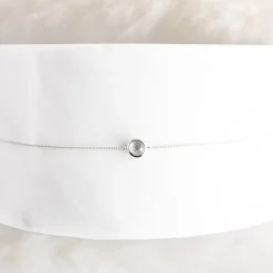 DAINTY LEGACY BRACELET - WHITE TOPAZ & SILVER