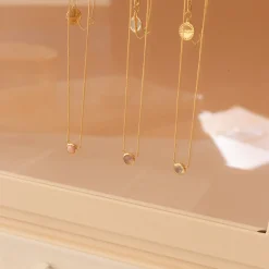 DAINTY LEGACY BRACELET - WHITE TOPAZ & GOLD