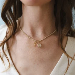 FRAICHE BOW CHARM - GOLD