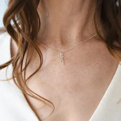 FRAICHE BOW CHARM - SILVER