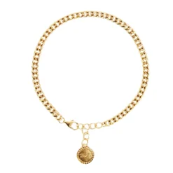 FRAICHE CABLE LINK BRACELET GOLD