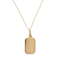 FRAICHE JUNE BIRTH FLOWER NECKLACE - ROSE - GOLD
