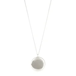 FRAICHE LOCKET NECKLACE - SILVER
