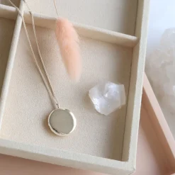 FRAICHE LOCKET NECKLACE - SILVER