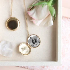 FRAICHE LOCKET NECKLACE - GOLD