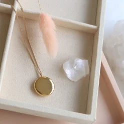 FRAICHE LOCKET NECKLACE - GOLD