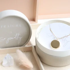 FRAICHE LOCKET NECKLACE - GOLD