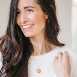 FRAICHE LOCKET NECKLACE - GOLD