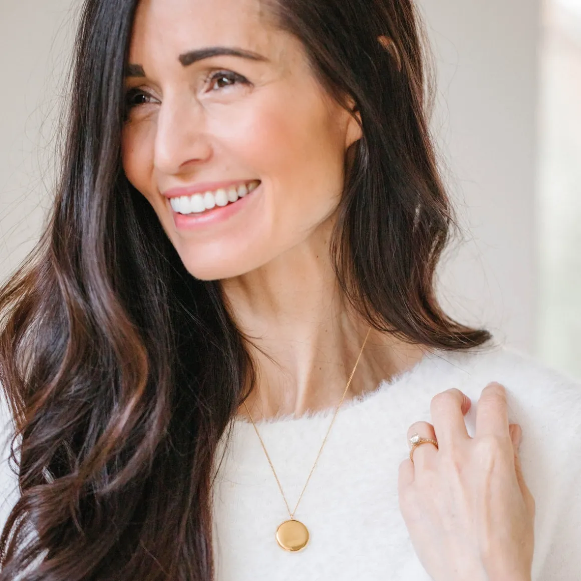FRAICHE LOCKET NECKLACE - GOLD