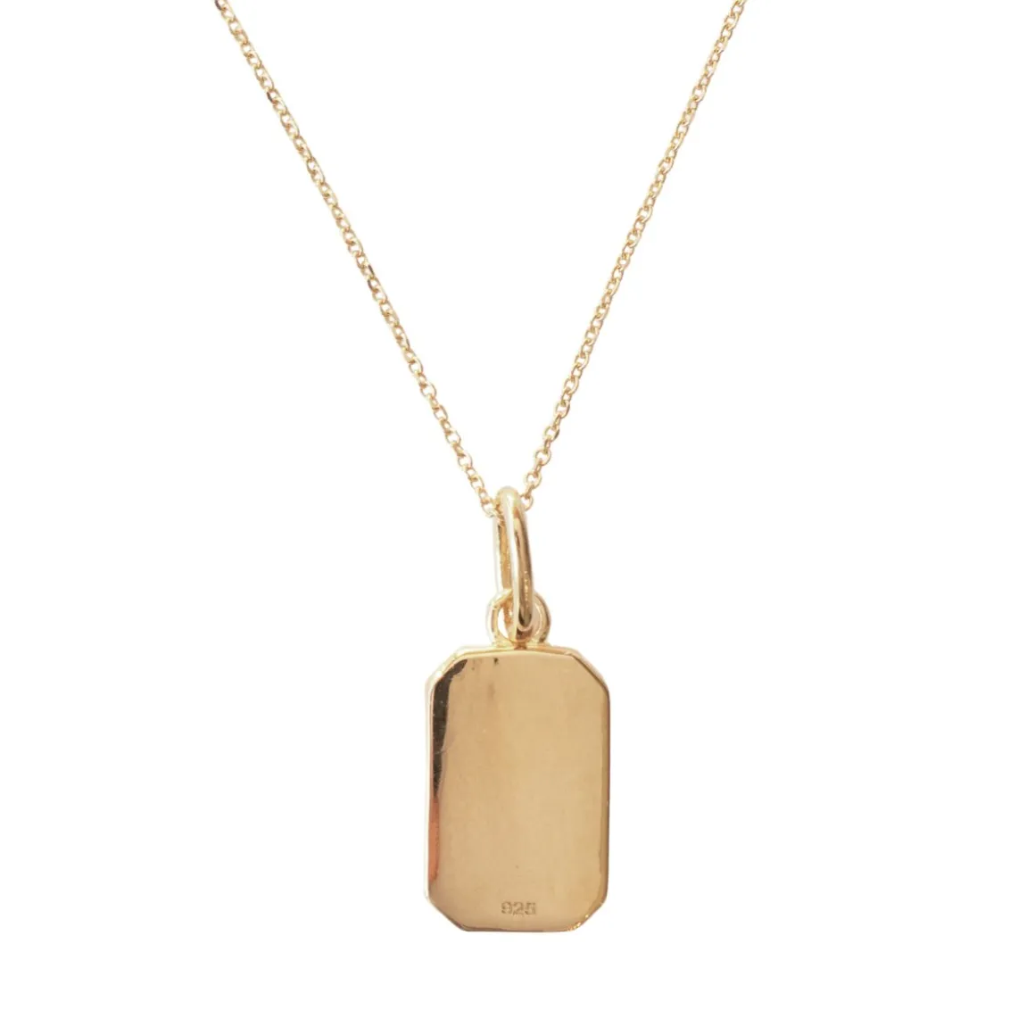FRAICHE MARCH BIRTH FLOWER NECKLACE - DAFFODIL - SILVER