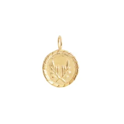 FRAICHE TOKEN PENDANT - GOLD