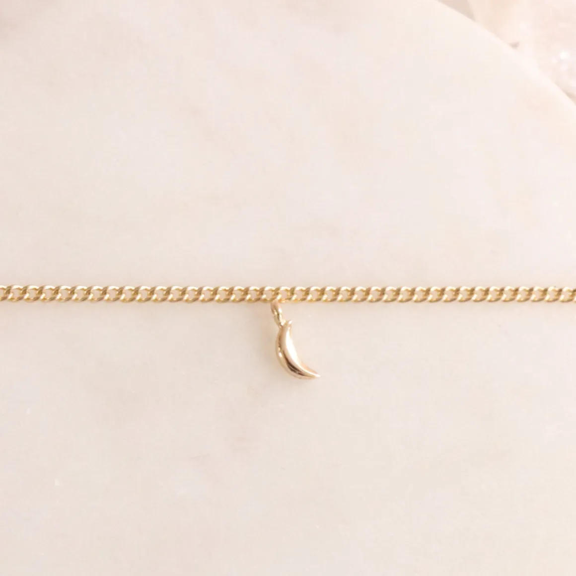 14K SOLID GOLD - DREAM LUNA NAMESAKE CHARM