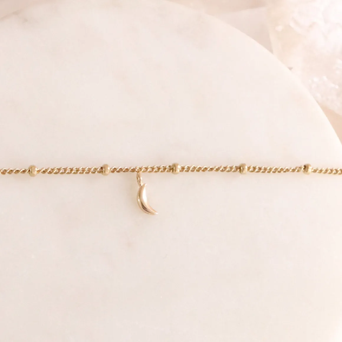 14K SOLID GOLD - DREAM LUNA NAMESAKE CHARM