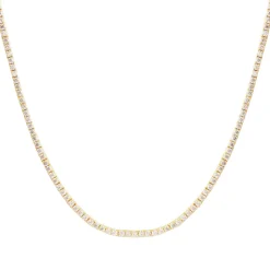 LOVE TENNIS NECKLACE - CUBIC ZIRCONIA & GOLD