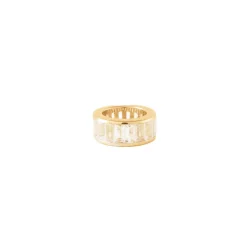 LOYAL RING CHARM - WHITE TOPAZ