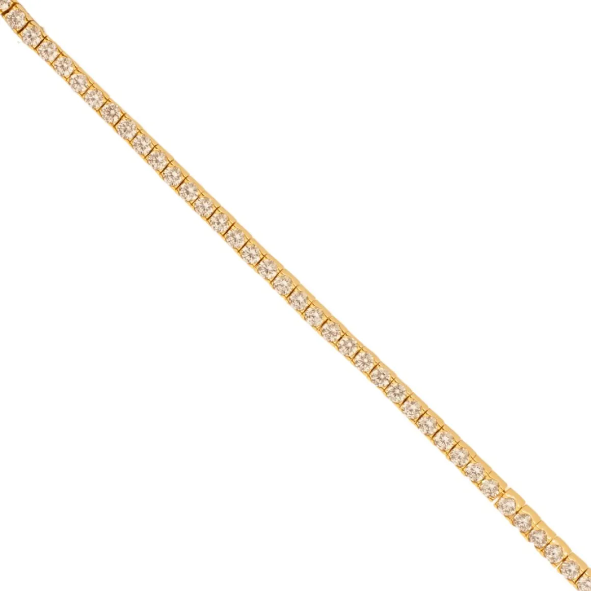 LUXE LOVE TENNIS BRACELET - CUBIC ZIRCONIA & GOLD 6.5 - 7.5"