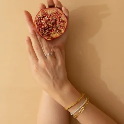 LUXE LOVE TENNIS BRACELET - CUBIC ZIRCONIA & GOLD 6.5 - 7.5