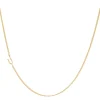 NOTABLE OFFSET INITIAL NECKLACE - U