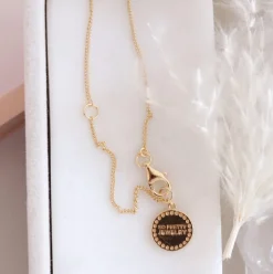 NOTABLE OFFSET INITIAL NECKLACE - U