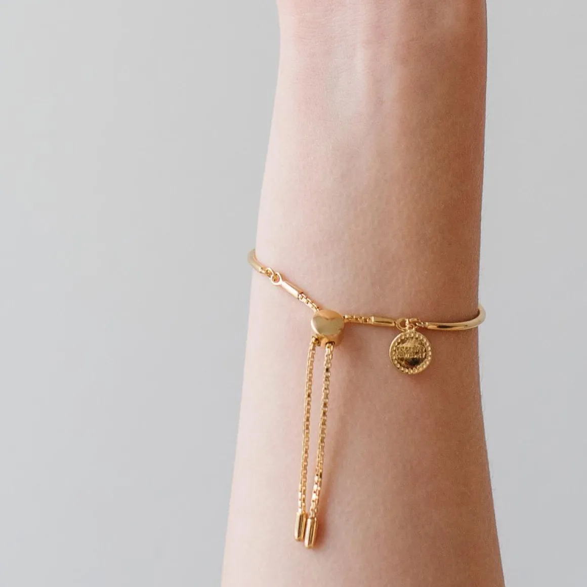 POISE ADJUSTABLE BRACELET - GOLD