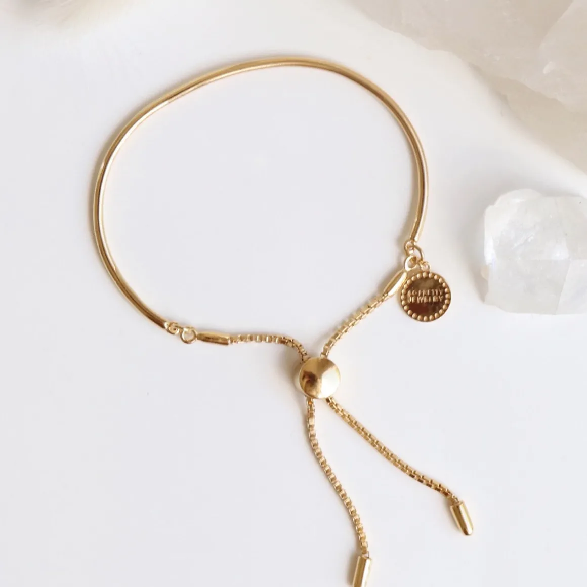 POISE ADJUSTABLE BRACELET - GOLD