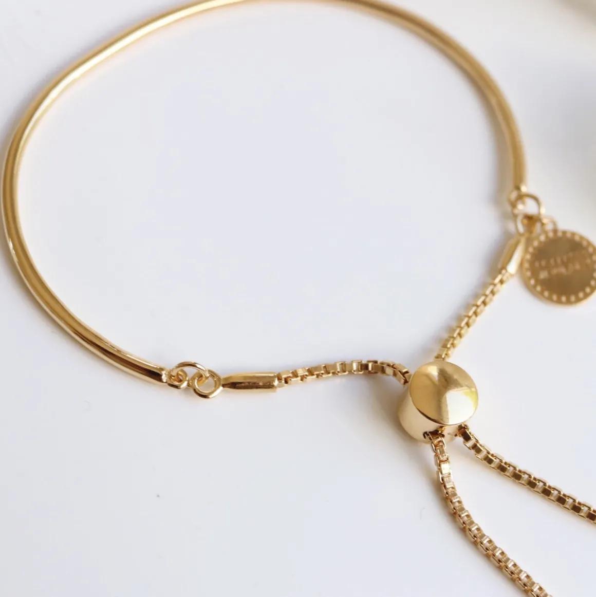 POISE ADJUSTABLE BRACELET - GOLD