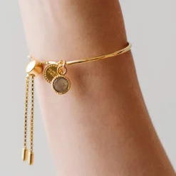 POISE ADJUSTABLE BRACELET - GOLD