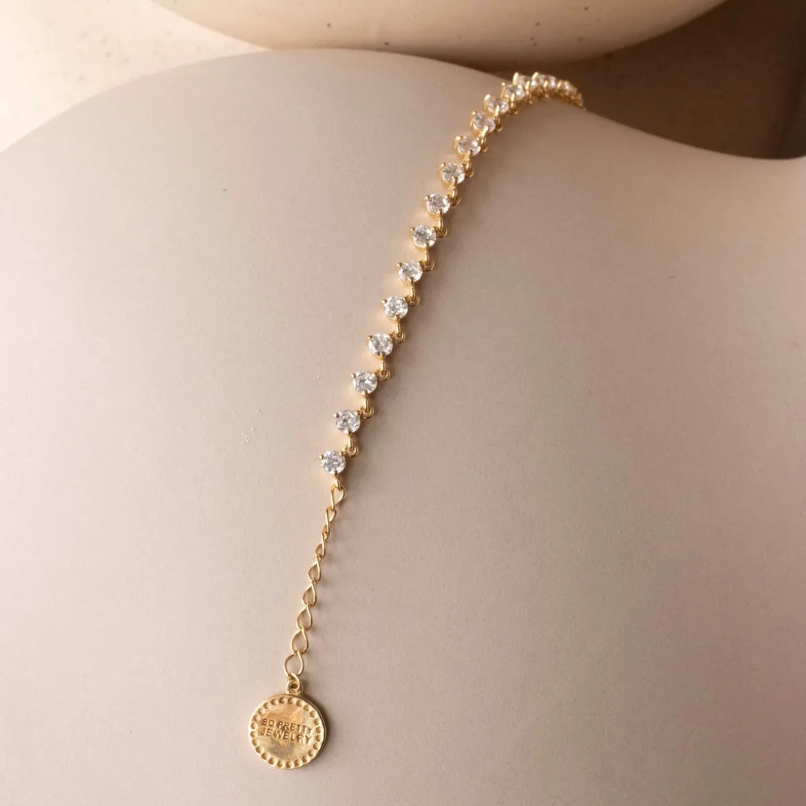 SCATTERED LOVE TENNIS BRACELET - CUBIC ZIRCONIA