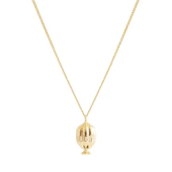 THE POPPY POD NECKLACE - GOLD